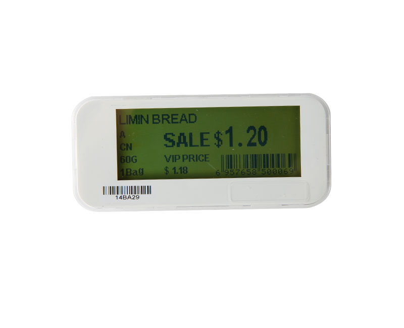 2.8 inches dot-matrix lcd electronic shelf label
