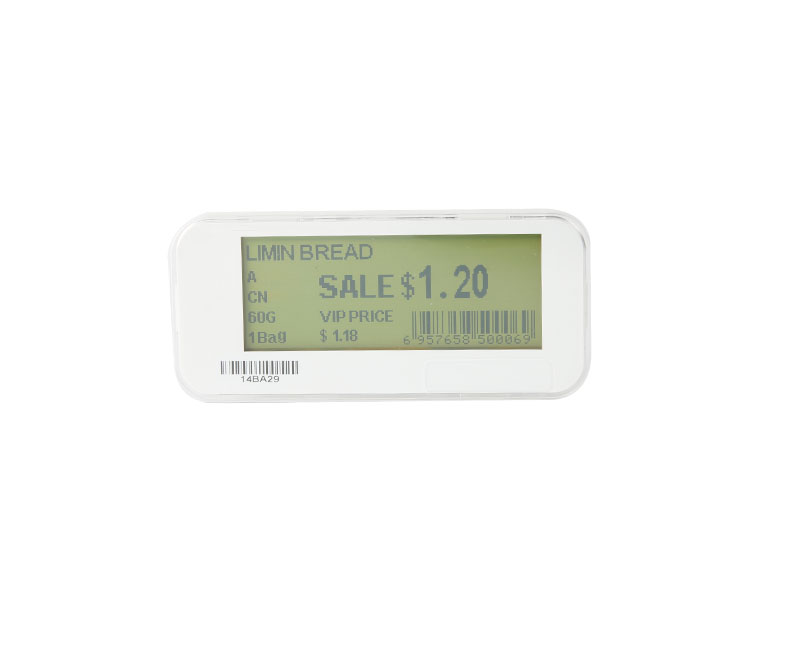 2.8 inches dot-matrix lcd electronic shelf label