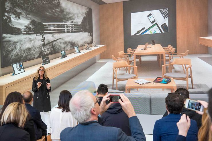 inside the new apple retail store design