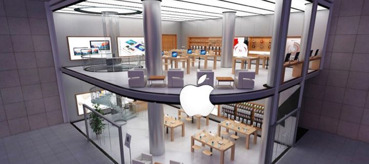 retail merchandising security solution for apple authorised reseller store
