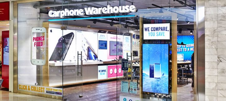 carphone warehouse electronics store