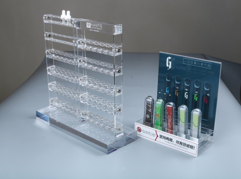Acrylic Vape Eliquid Merchandising Display Stand RECHI