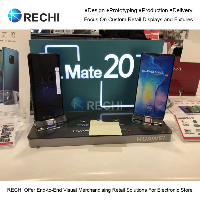 rechi retail pop display stand for mate 20