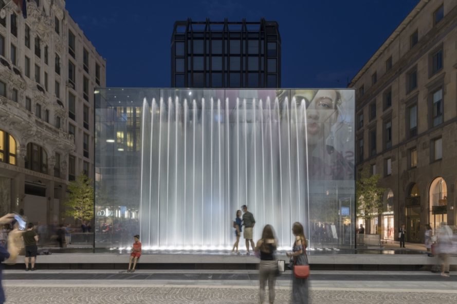 apple piazza liberty by foster partners