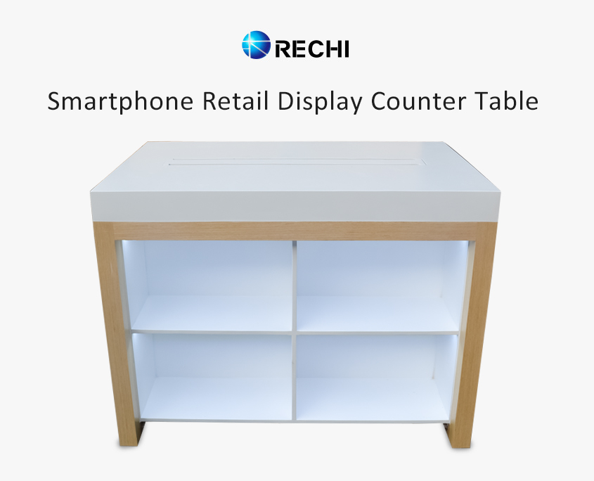 rechi retail mobile phone shop display counter table