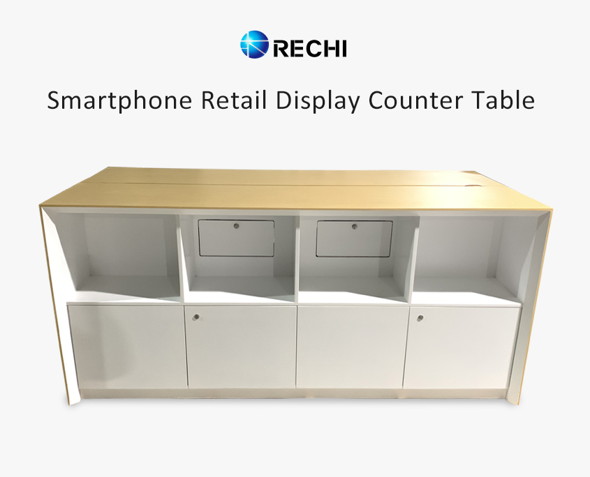 rechi retail mobile phone shop display counter table