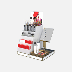 makeup retail pos display stand